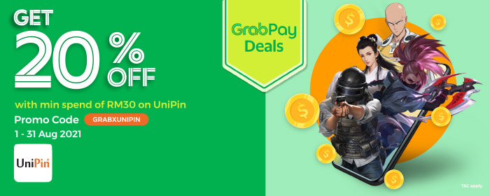 Get Up To RM10 Off with GrabPay 💰